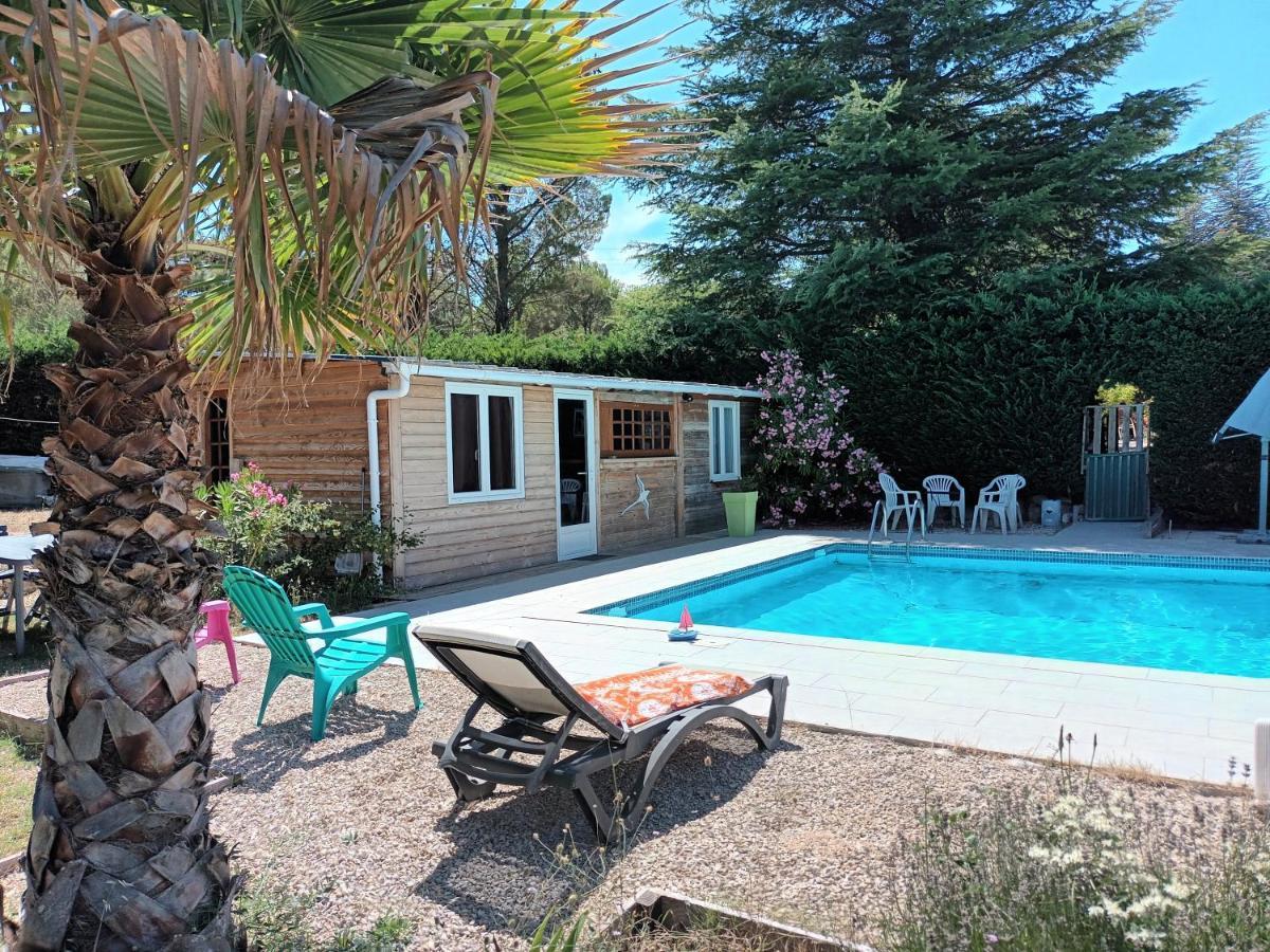 Chalet Banane Devant Piscine, A 6Km Du Festival De Piano De La Roque D'Antheron Rognes Экстерьер фото