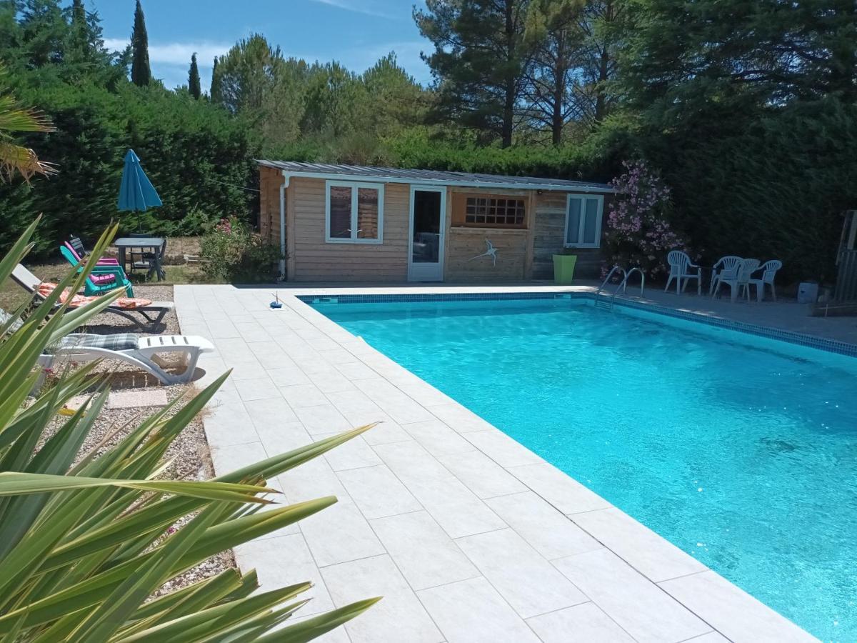 Chalet Banane Devant Piscine, A 6Km Du Festival De Piano De La Roque D'Antheron Rognes Экстерьер фото