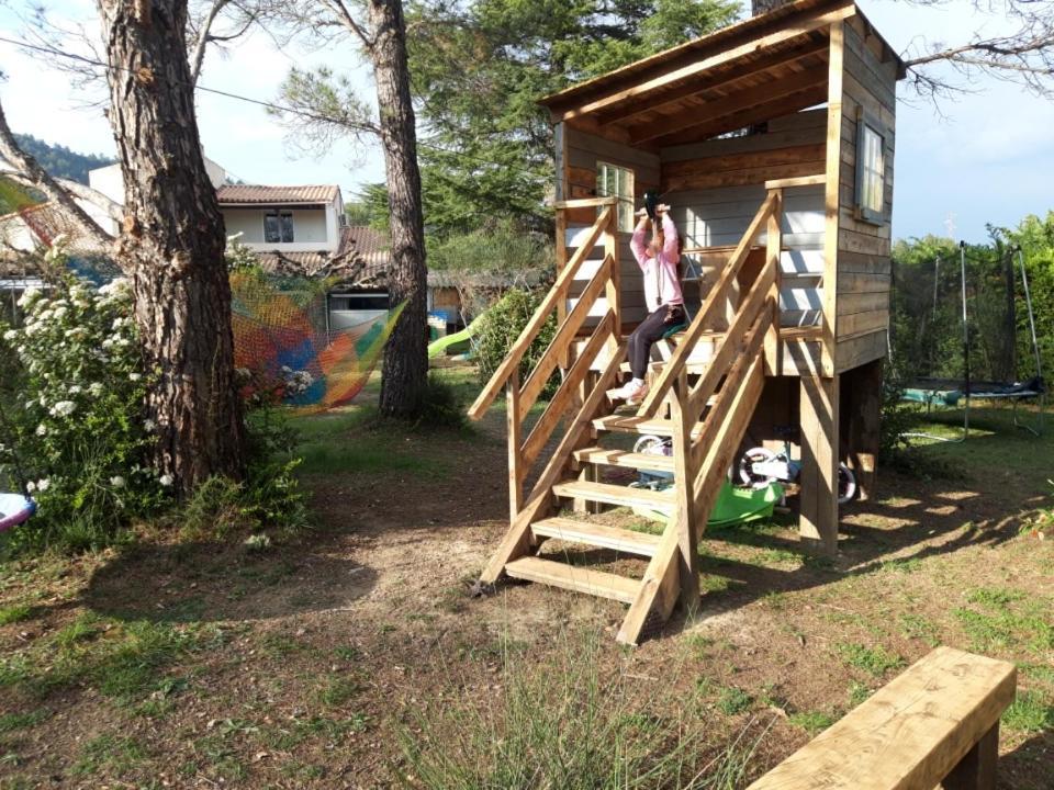 Chalet Banane Devant Piscine, A 6Km Du Festival De Piano De La Roque D'Antheron Rognes Экстерьер фото